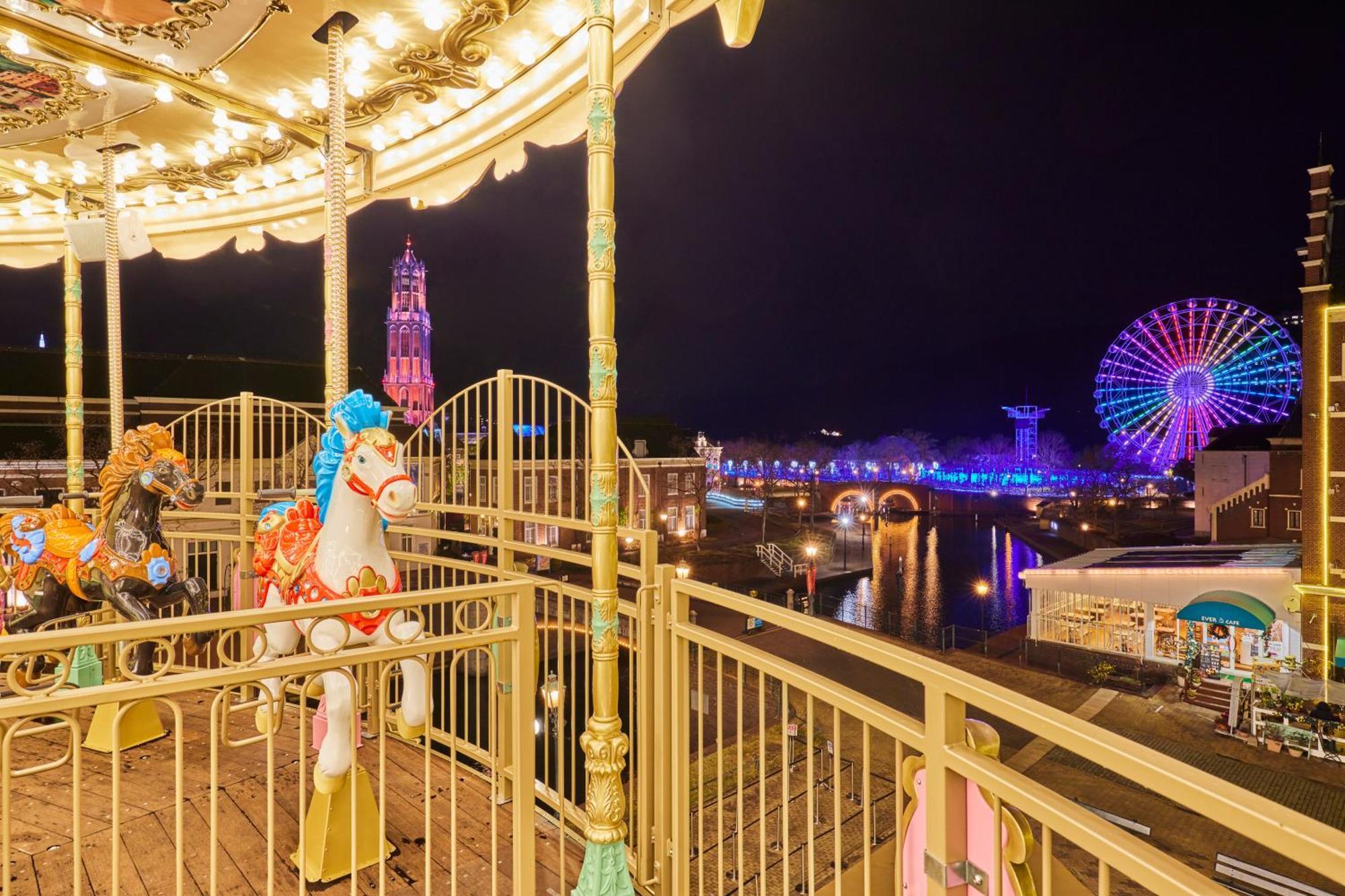 فندق ووترمارك نجاسكي هوس تن بوش ساسيبو المظهر الخارجي الصورة View of the park at night